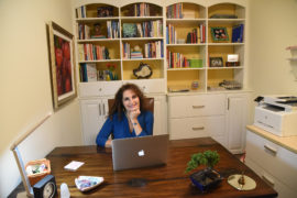 <p>I created this space to hold my design resources and act as an area where I can create and design. After finishing my home office, I had a greater sense of clarity, business increased, and everything began to flow much more easily.</p>
