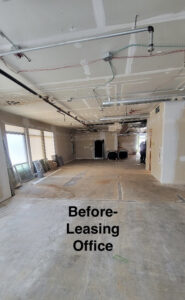 Before of the Leasing Office